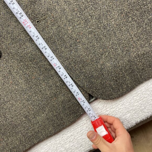 Jack Victor Lanzawood Sport Coat Blazer 42R Men’s Wool Tweed Dark Green Jacket - Picture 8 of 16